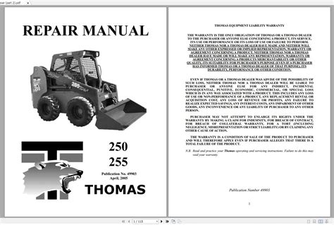 thomas u81 skid steer|thomas skid steer manual.